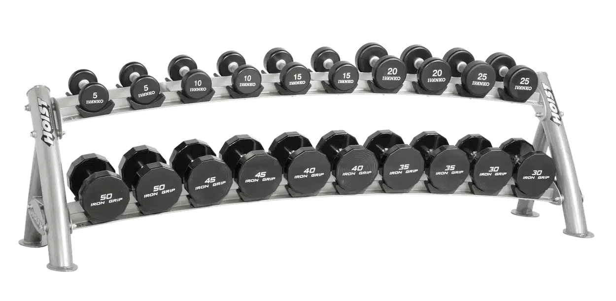 Hoist 2 TIER Horizontal Dumbbell Rack CF-3461-2 .