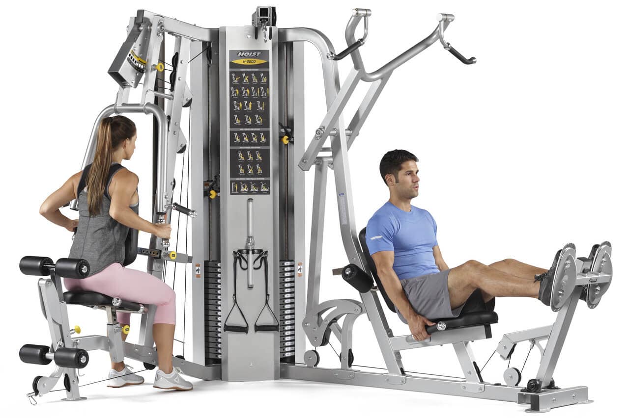 HOIST H 2200B-MB 2 Stack Multi Gym -New.