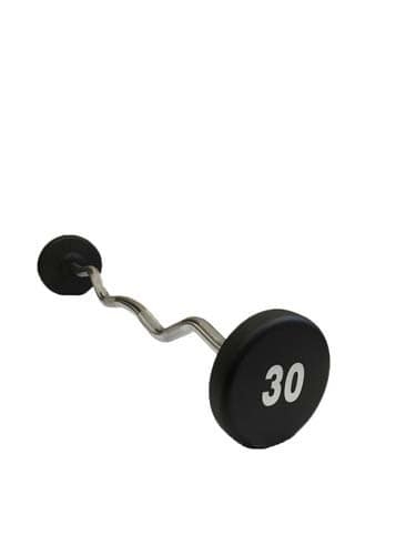 DXP 20-110 lbs Urethane EZ Curl Barbell Set