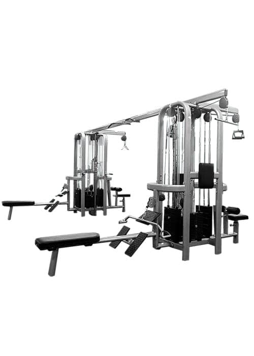 Deluxe 8 Stack Multi Station Commercial Jungle System-New, Call 888-502-2348 Now For Lowest Pricing In the Nation