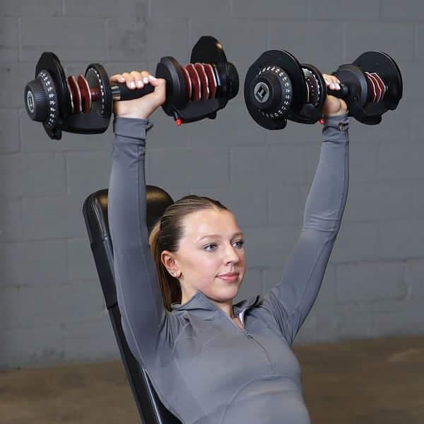 SDBX132 Body-Solid Tools Adjustable Dumbbell Pair-NEW IN BOX . Call For Lowest Price In the USA - Image 7