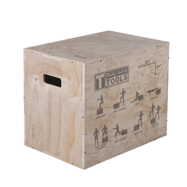 Body-Solid Tools 3-in-1 Wooden Plyo Box BSTWPBOX-NEW IN BOX . Call For Lowest Price In the USA